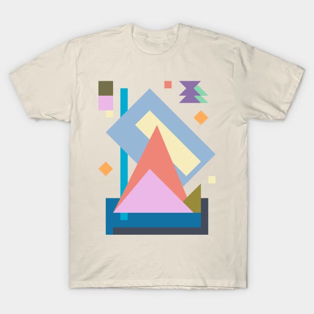 Minimal Abstract Geometric Design T-Shirt by Annelie